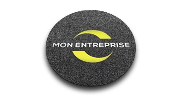 TAPIS LOGO PREMIUM ROND SANS BORDURES